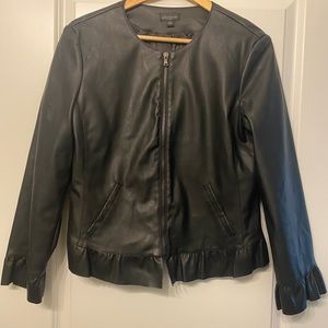 Ann Taylor Faux Leather Jacket